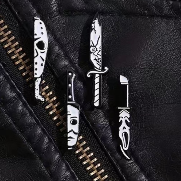 Jewelry - Horror movie pins brooches chucky scream Jason NEW gift halloween